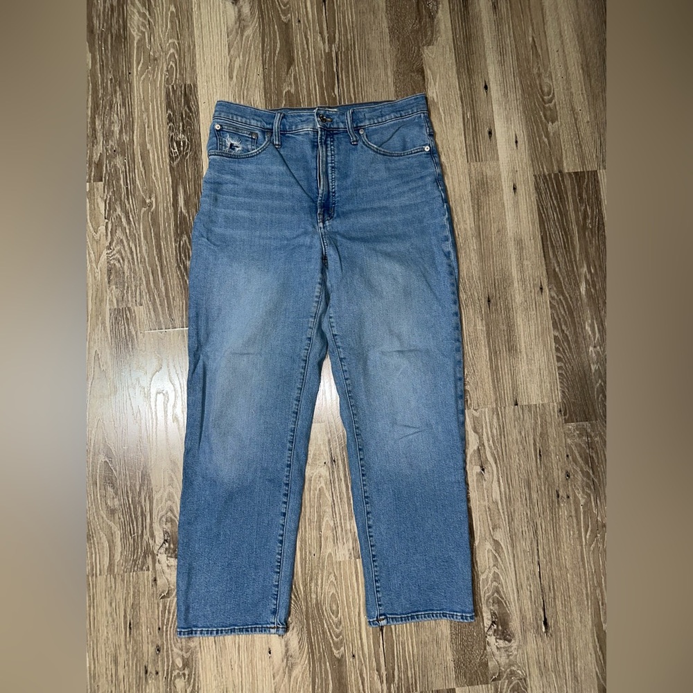 Madewell The Perfect Vintage Straight Crop Jean Size 30 - Picture 2 of 9